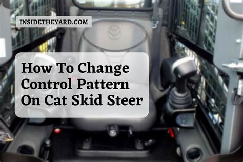 cat skid steer controller pattern